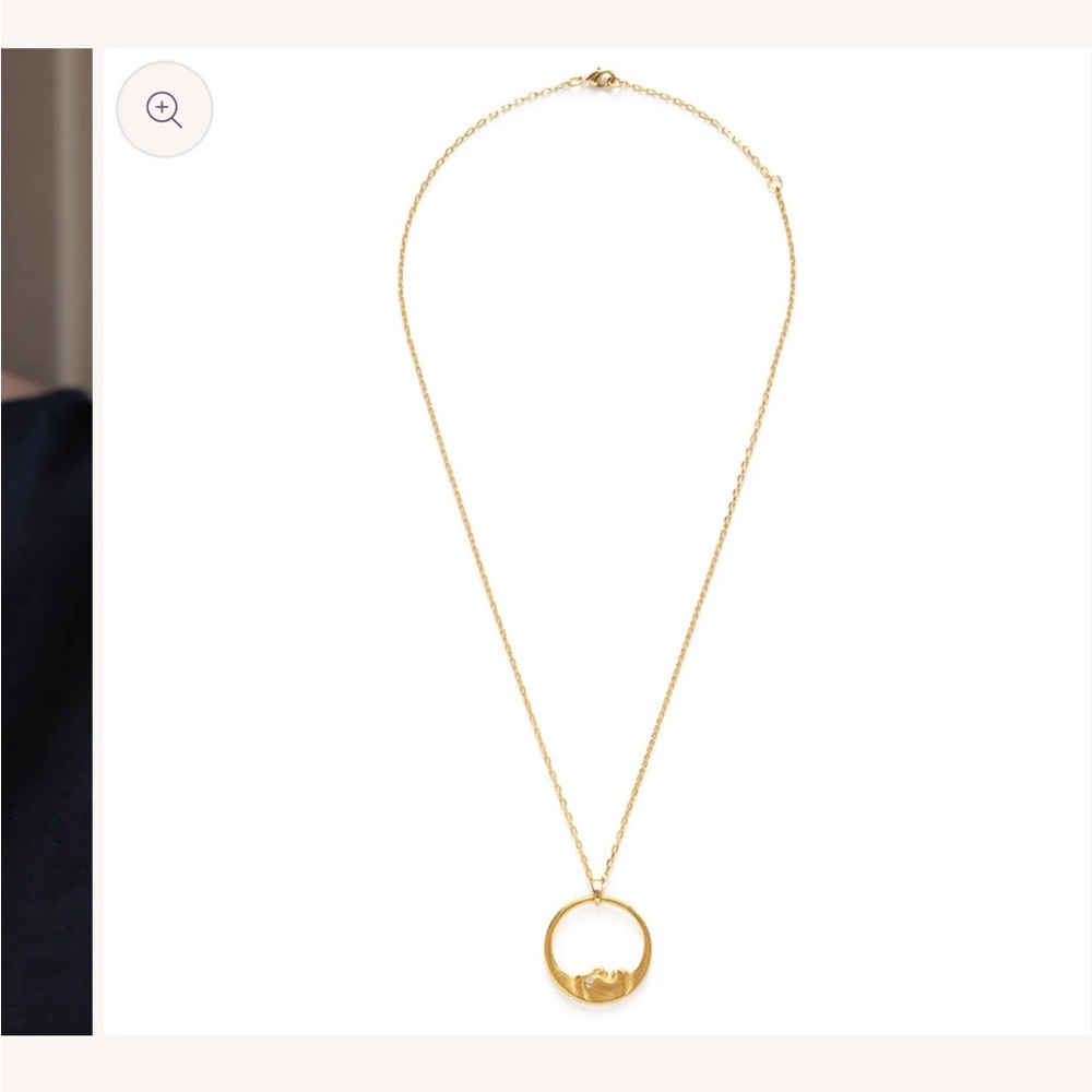 Gold La Lune Necklace by Amano Studio - Picture 3 of 7